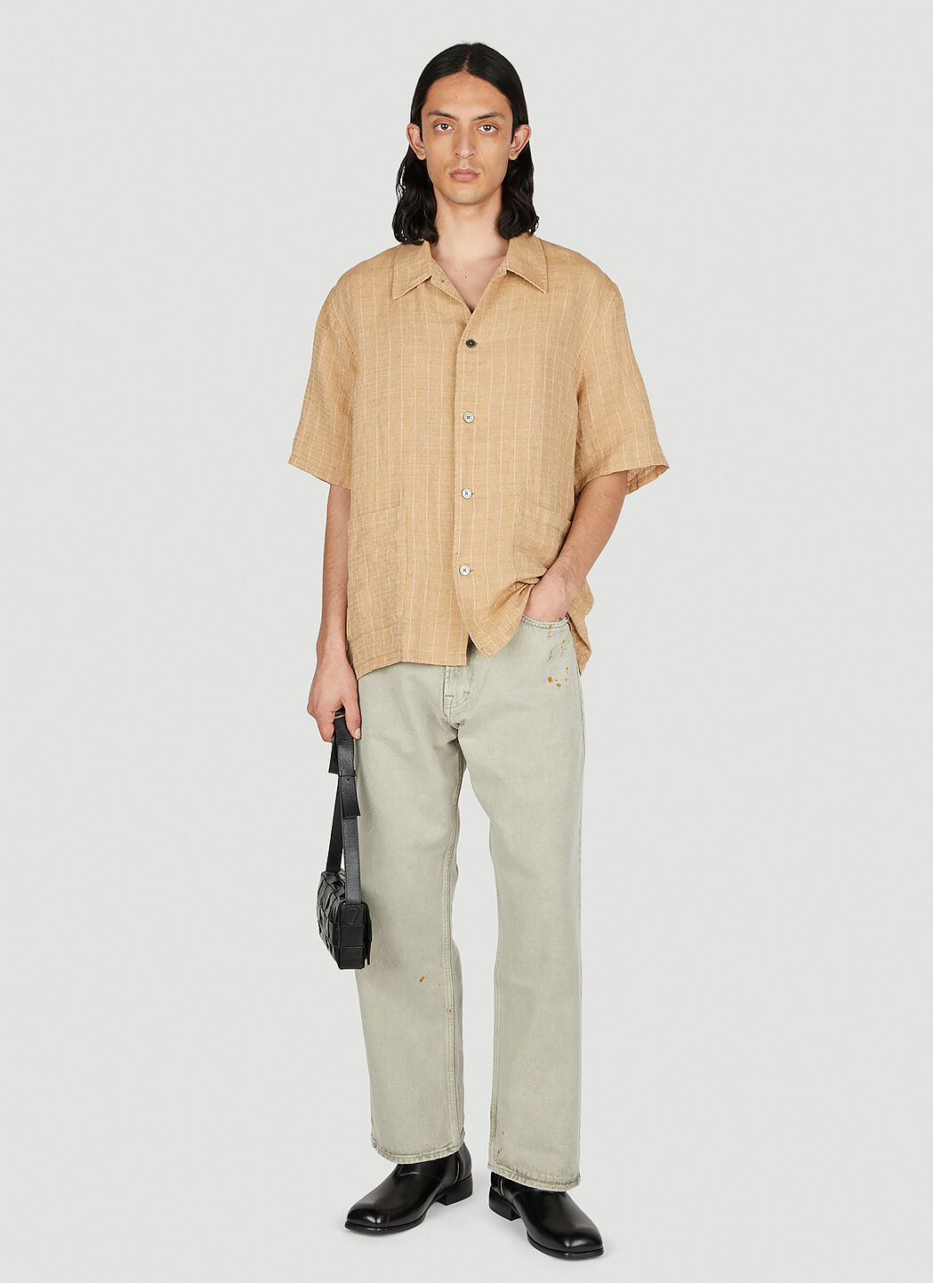 Our Legacy Unisex Third Cut Jeans in Beige | LN-CC®