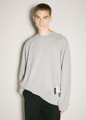 Undercover ロゴパッチ スウェットシャツ グレー und0156009