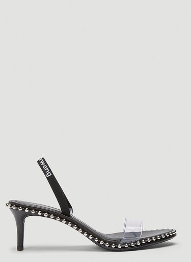 Alexander Wang Nova Low Heeled Sandals Black awg0243030