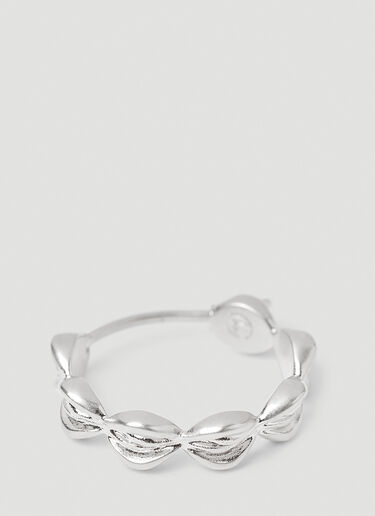 타임리스 후프 이어링 Maison Margiela 타임리스 후프 이어링 실버 mla0151074