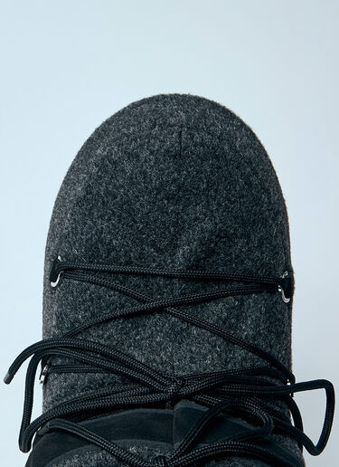 Moon Boot Icon 毛毡低帮靴  黑色 mnb0360007