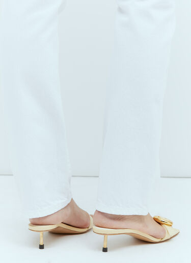 Jacquemus Les Sandales Regalo ヒール クリーム jac0254053