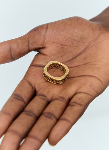 Vivienne Westwood Scilly Engraved Ring Gold vww0156010