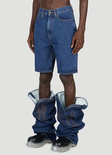 Y/Project Cowboy Cuff Jeans Blue ypr0352006