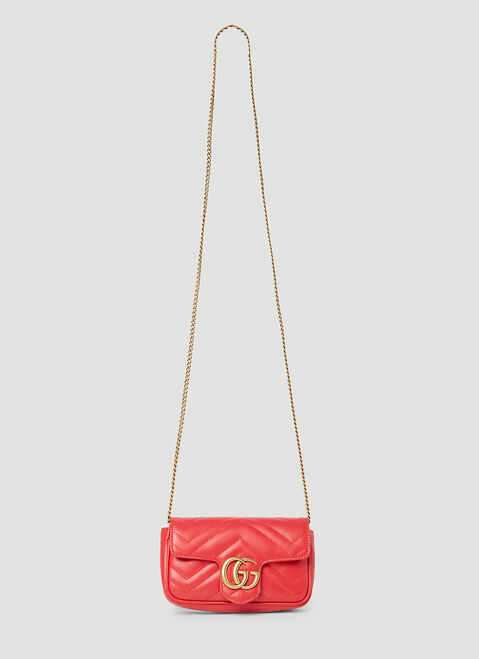 Gucci GG Marmont Super Mini Shoulder Bag Brown guc0253222