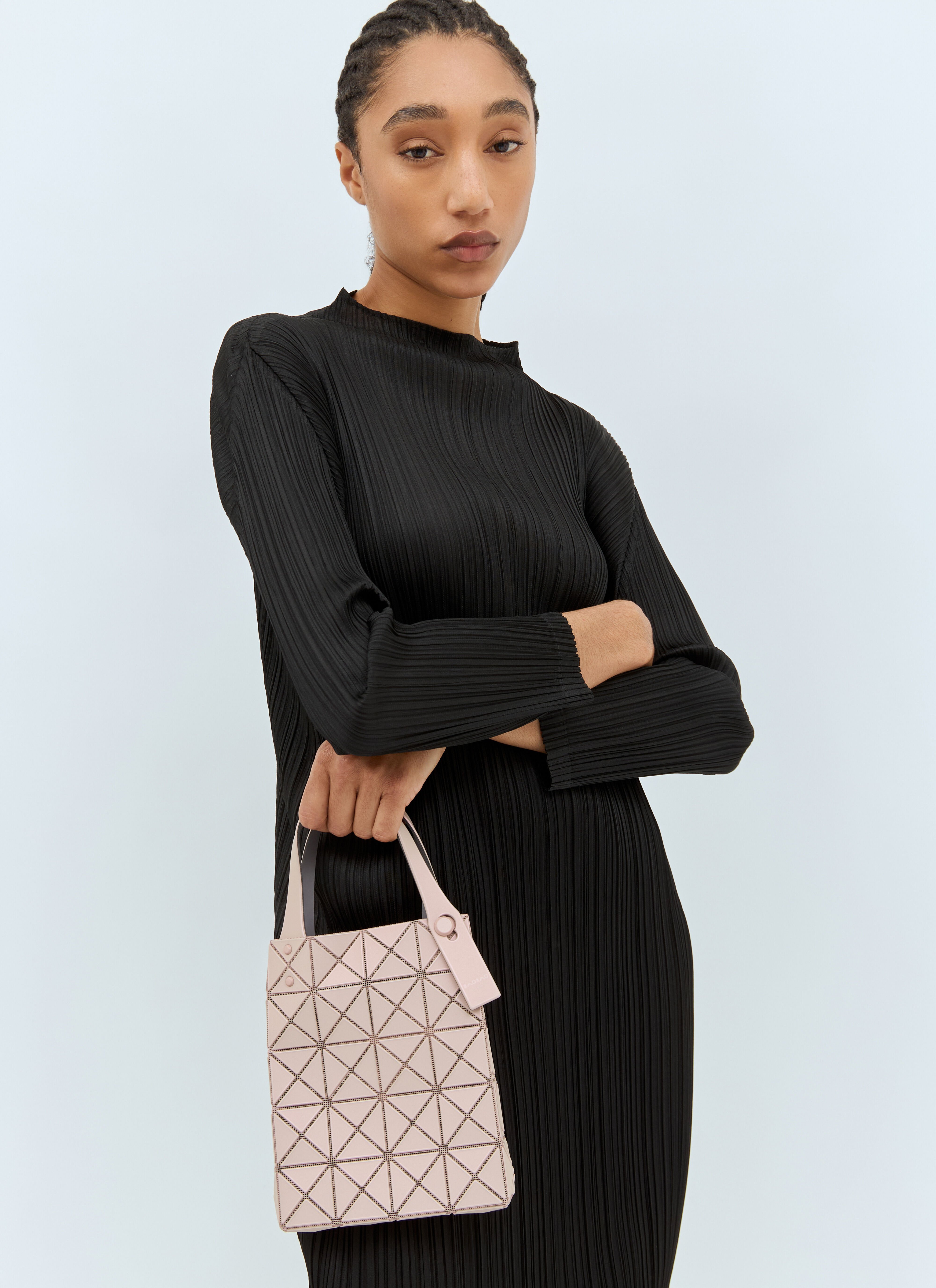 PRISM PLUS Tote Pink Beige | ISSEY MIYAKE EU