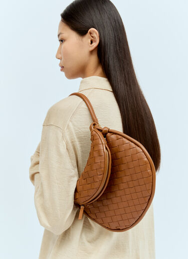 Bottega Veneta 小号 Gemelli 单肩包 棕色 bov0256008