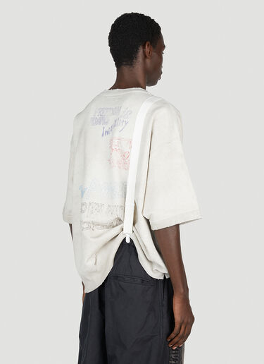 Maison Mihara Yasuhiro Suspender T-shirt White mmy0152013