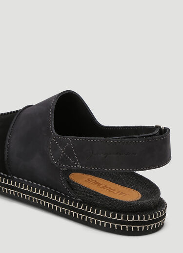 Jacquemus Les Mules Slip-Ons Black jac0144028