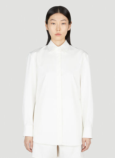 The Row Derica Shirt White row0253016