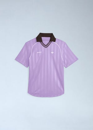 adidas by Wales Bonner Logo Motif Polo Shirt Purple awb0163008
