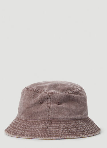 Stüssy 로우 프로 워시드 버킷 햇 브라운 sts0347030