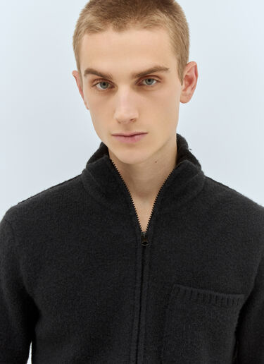 C.P. Company Soft Knit Cardigan Black pco0158003