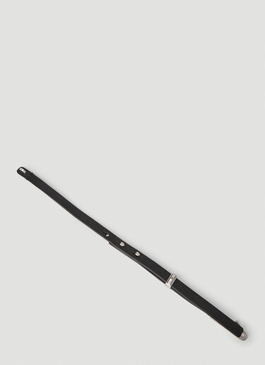 Rick Owens 가죽 초커 블랙 ric0251053