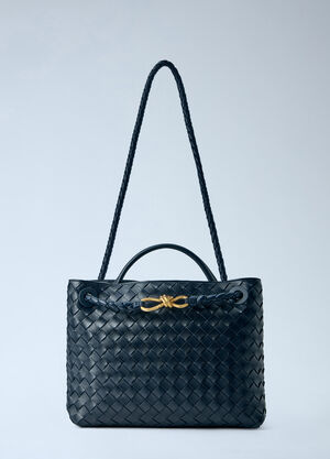 Bottega Veneta 中号 Andiamo 手袋 蓝色 bov0264013