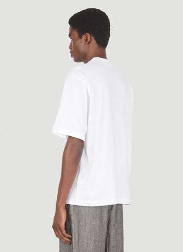 Marni Logo Print T-Shirt White mni0147011