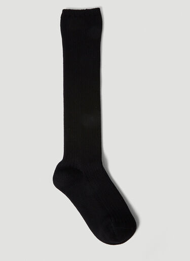 Kenzo Logo 贴饰袜子 黑色 knz0250056