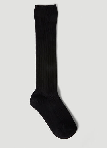 Logo Patch Socks Kenzo Logo Patch Socks Black knz0250056