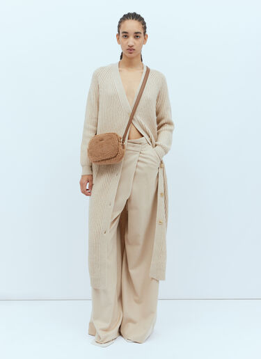 Max Mara テディカメラバッグ キャメル max0254096
