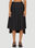 Simone Rocha 플리트 에이프런 스커트 크림 sra0250023