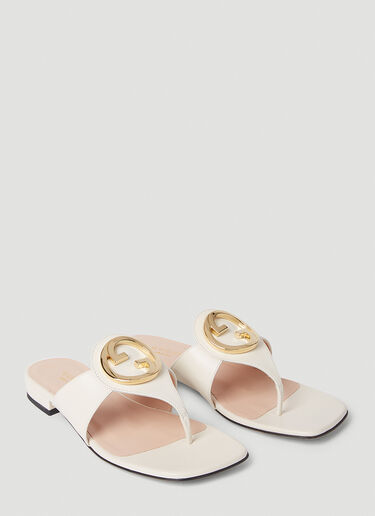 Blondie Sandals Gucci Blondie Sandals Cream guc0252107
