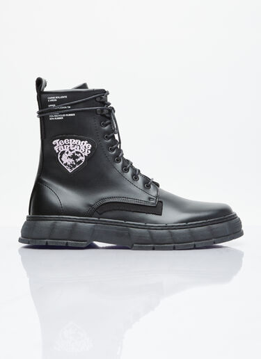 Virón x Carne Bollente 1992 Appleskin Boots Black vir0354006