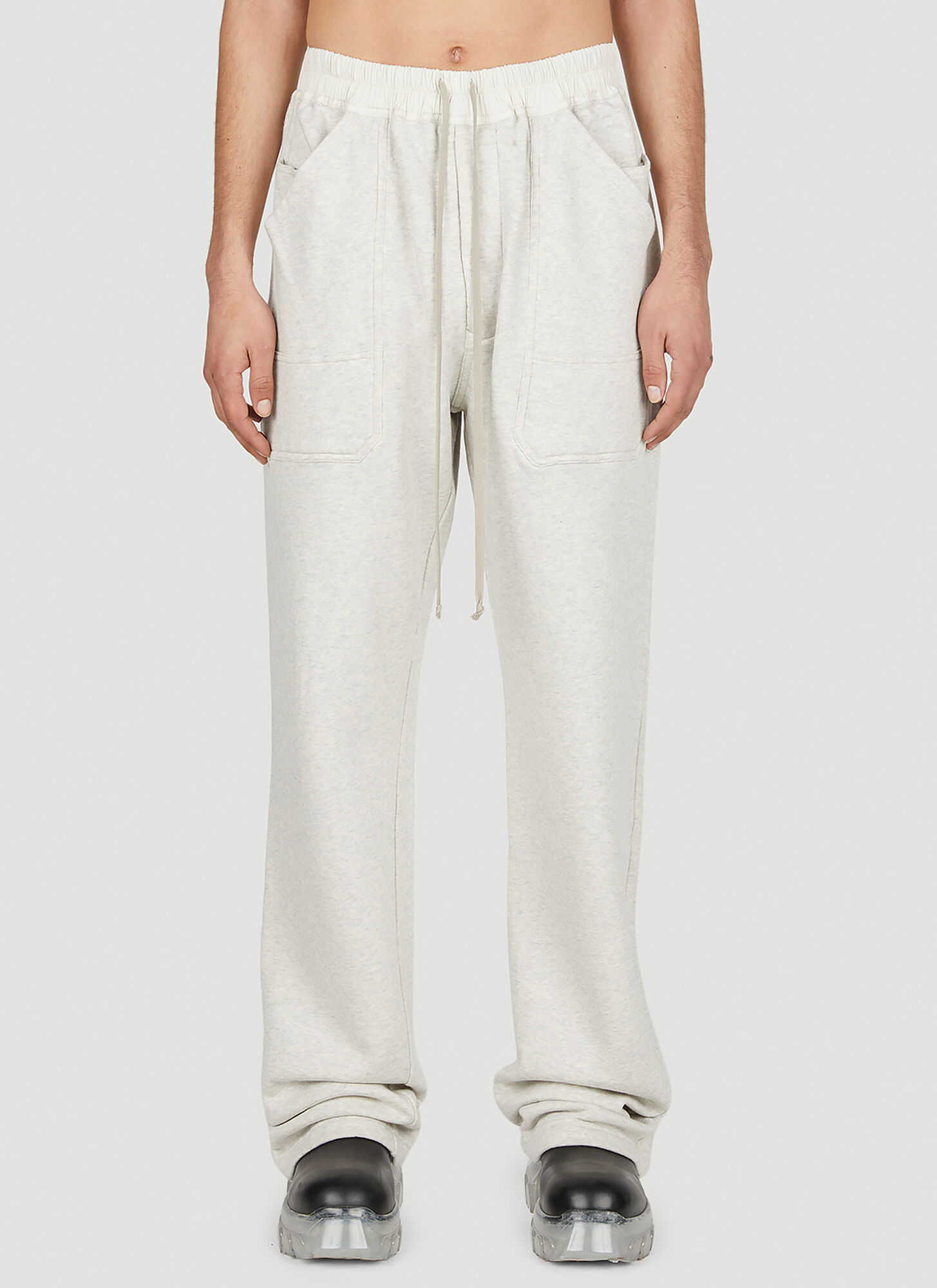 RICK OWENS DRKSHDW DRAWSTRING TRACK PANTS