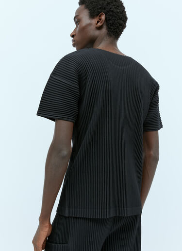 플리츠 티셔츠 Homme Plissé Issey Miyake 플리츠 티셔츠 블랙 hmp0154012