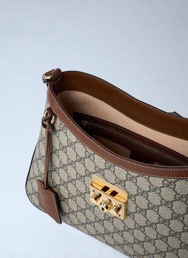 Gucci Large Padlock Shoulder Bag Beige guc0261003