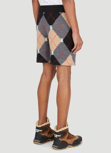 Burberry Affleck Knitted Shorts Grey bur0147018