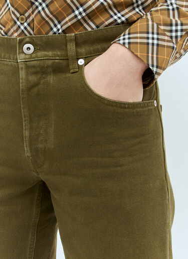 Burberry Twill Pants Brown bur0158007