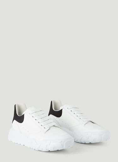 Alexander McQueen Court Leather Sneakers White amq0245109