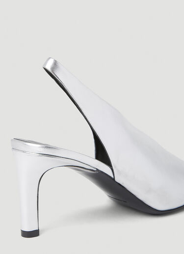 Jil Sander Square High Heels Silver jil0253029