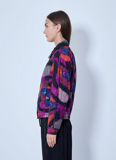 LN-CC® - Dries Van Noten: Button-Down Quilted Jacket - Pink Dries Van Noten Button-Down Quilted Jacket Pink dvn0265002