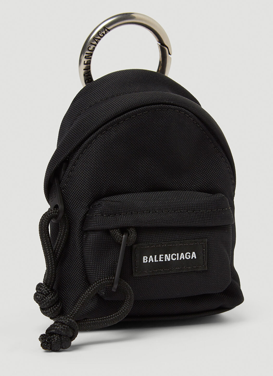 Balenciaga Mini Backpack Keyring in Black LN CC