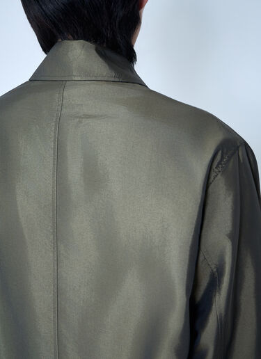 Maison Margiela Oversized Reversible Coat Olive mla0164001