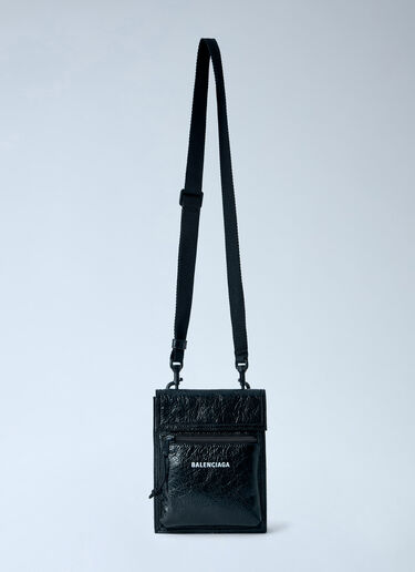 Balenciaga Explorer Pouch with Strap Grey bal0266035