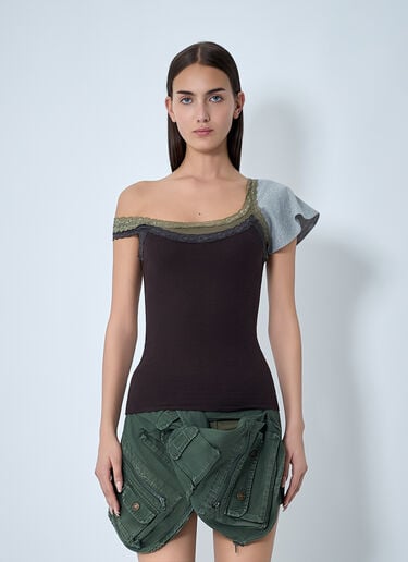 Double Tank Top August Barron Double Tank Top Brown all0262002