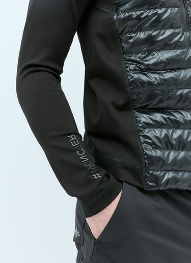 Moncler Grenoble 衬垫拉链开衫 黑色 mog0155004
