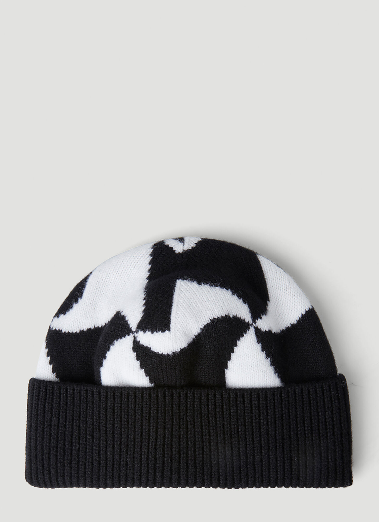 Bottega Veneta Wavy Triangle Wool Beanie