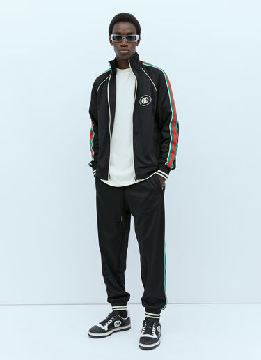 Gucci Web Stripe Track Jacket Black guc0153021