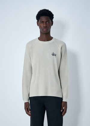 Stüssy Logo Motif Sweatshirt White sts0162010