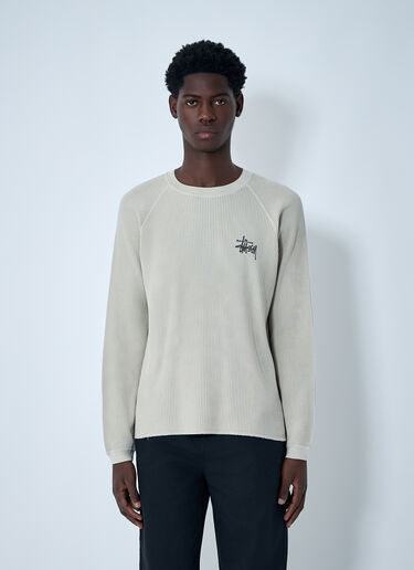 Stüssy Logo Motif Sweatshirt White sts0162010