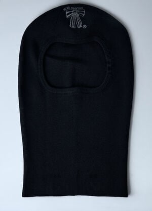 Acne Studios 徽标图案巴拉克拉法帽 黑色 acn0162038