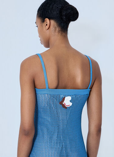 Marni Knit Midi Dress Blue mni0264001