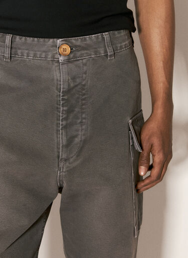 Marni Canvas Cargo Pants Grey mni0155012