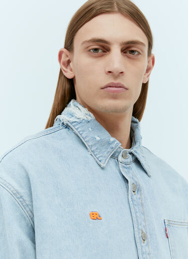 ERL x Levis Denim Overshirt Blue erl0154020