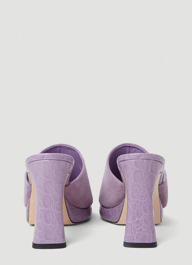 BY FAR Beliz High Heel Mules Lilac byf0251027