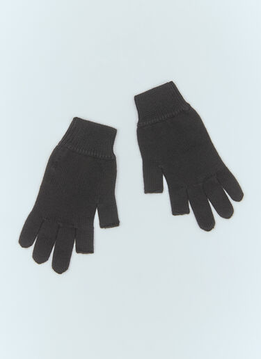 Rick Owens 触屏羊毛手套 黑色 ric0157031