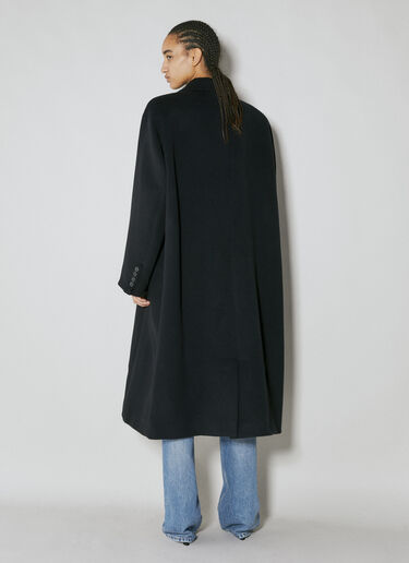 Wool Tailored Maxi Coat Saint Laurent Wool Tailored Maxi Coat Black sla0253002